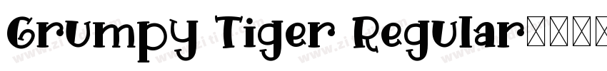 Grumpy Tiger Regular字体转换